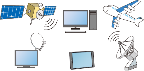様々な分野の通信/電子機器